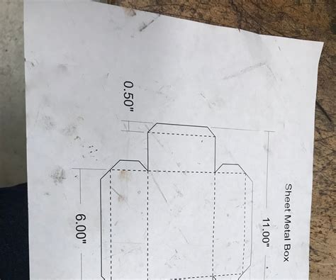 prepare an open box from metal sheet|foldable sheet metal box instructions.